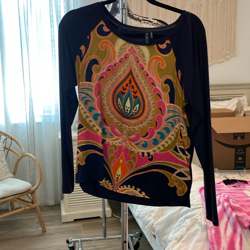 Guess Marciano silk front top xs like new